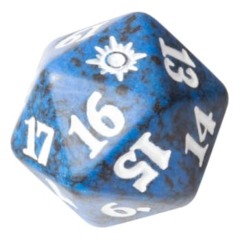 Magic Spindown Die - Guilds of Ravnica - Orzhov (Bue/White)